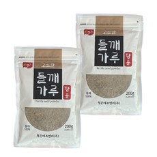 청은 들깨가루, 2개, 200g