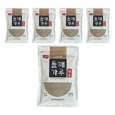 청은 들깨가루, 5개, 200g