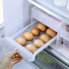 Changsin Living 昌信生活 韓國製 Sense 冰箱抽屜雞蛋托盤 A型, 透明, 1個