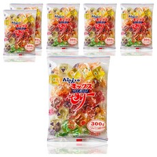 kinjyo 綜合寒天水果軟糖, 300g, 6袋