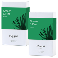L'Original LONDON 洛瑞歐 精品車用香氛補充裝, 青草與松木, 2個