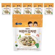 베베쿡 처음먹는 어린이 김자반, 해물야채맛, 25g, 6개