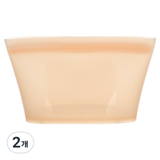 Lumiseal 矽膠夾鏈袋 蜜桃 500ml, 2個, 1入, 小(S)