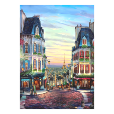 創彩 5D鑽石畫 40x30cm, 街道, 1組