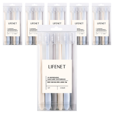 LIFENET 清爽雙重細毛小頭牙刷 3色 各4支, 6組