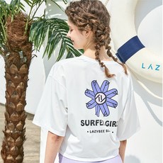 LAZYBEE 女款高涼感經典短版上衣