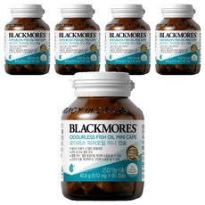 BLACKMORES 澳佳寶 無腥味濃縮魚油迷你膠囊, 80顆, 5罐
