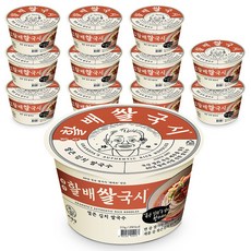 미정당 경주할배쌀국시 얼큰김치, 111g, 12개
