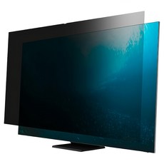 NAUGHTY GHOST 頑皮鬼 桌上型螢幕防窺片 防窺 + 抗藍光保護貼 21.5吋 16:9, 透黑色, 1個