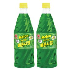 오뚜기 메론시럽, 1kg, 2개