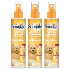 Snuggle 熊寶貝 Huggable Sunshine 快乾纖維除臭劑 正裝, 3個, 150ml