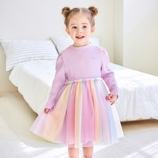 mollimelli 女童星光月光極光紗洋裝