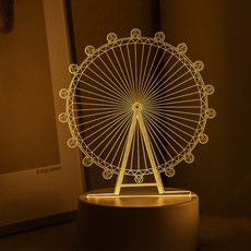 에덴스 LED 감성 무드등 관람차, 황색광