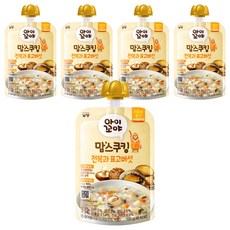 아이꼬야 맘스쿠킹 이유식 9개월부터, 100g, 5개, 전복과 표고버섯