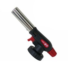 優得 三項全能噴槍頭 適用各式便利瓦斯罐 高溫運轉1300度 原熱陶瓷圈, 紅色 + 黑色 + 銀色, 1個