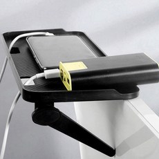 The Happy N 免安裝 電視 螢幕 上方 機上盒 收納 置物架, 1個, 黑色