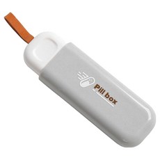 데일리조이 편리한 휴대용 약통 그레이, 1개