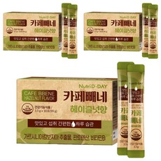 Nutri D-DAY 藤黃果黑咖啡 榛果風味 30條入, 99g, 3盒
