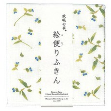 Nawrap 丸山印花廚房巾, 32 藍月光花, 1個