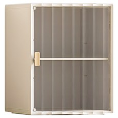 FAmILyLIFE 生活 長虹波紋磁吸式可疊加 大型款收納櫃, 1個, 透明款