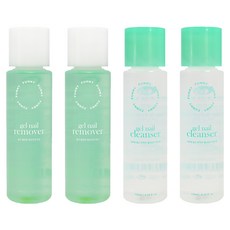 有趣的凝膠指甲卸妝130ml + 潔面乳130ml 套組, 2組, 130ml