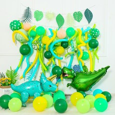 공룡 프리데코 로얄 풍선세트, 혼합색상, 1세트