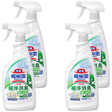 Kao 花王 Magiclean 魔術靈 浴室清潔劑 噴槍瓶裝, 毛孩友善, 全家一瓶OK, 450ml, 4瓶