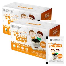서울대밥스누 우아한 포켓김자반, 김맛, 105g, 2개