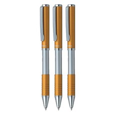 ZEBRA 斑馬牌 伸縮桿原子筆 BP-115-OR, 橙桿, 3支