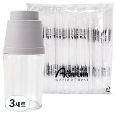아가프라 스위티 요구르트 빨대컵 + 빨대 240p, 80ml, 3세트, 그레이