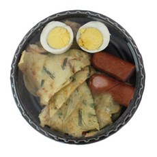 圓形沙拉盒 黑色, 1入, 100個