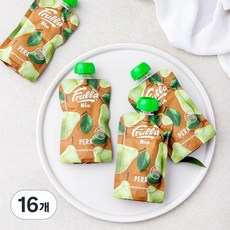 유기농 푸루라 배 퓨레, 100g, 16개