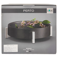 ZACK 現代設計碗架 18/10 不鏽鋼、陶瓷, 黑色, 1個