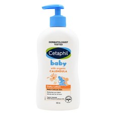 Cetaphil 舒特膚 Baby 舒緩潤膚乳 含植物葵花子油和甜杏仁油 有機金盞花, 400ml, 1瓶