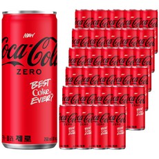 코카콜라 제로, 250ml, 60개