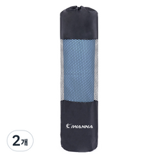 아이워너 나일론 요가매트 가방, 블랙, 2개