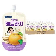 BEBECOOK 幼兒桔梗水梨汁 100mL (32 kcal), 20包
