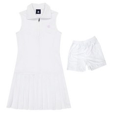 RAINMAKER 女款平紋針織百褶無袖連身裙 + 安全褲套組 R32WCO05