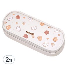 POPO FANCY Hamchi 夢想筆袋, 2個, 象牙白