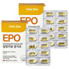 Daily One 月見草油軟膠囊, 60.6g, 2盒