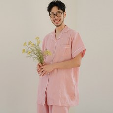 PALAN 素色楊柳棉短袖睡衣套裝