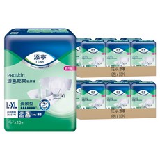TENA 添寧 透氣乾爽紙尿褲 長效型, L~XL, 10片, 12包