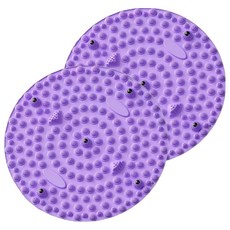 비투윈 발 마사지 시원한 발지압매트 55cm, 2개, 퍼플
