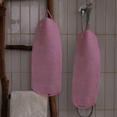 WESSEN 竹製手柄硬質沐浴巾 2入, 粉紅色, 1個