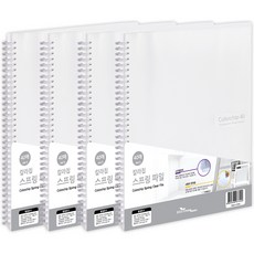 ECO Chungwoon Color Chip A4 彈簧文件夾 40張, 透明, 4入