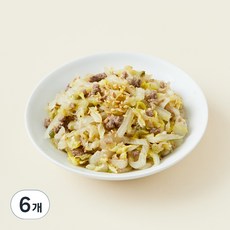 킨더가든 우리아이 한우 배추나물, 80g, 6개
