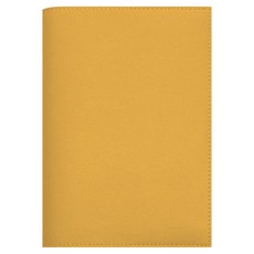소이믹스 에어리 라이트 가죽 베이직 북커버 M, 옐로우, 1개