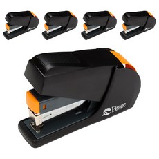 和平舒適訂書機100, 5個, 黑色
