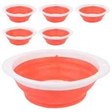 디어모모 접이식 화장실 욕실 대야 세발기 중, 랜덤발송, 6개