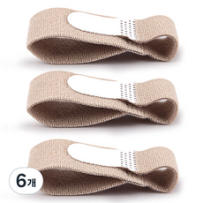 Felis J Dr. Felis J 手指腳趾伸展帶 米色 A型, 6個